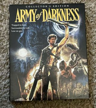 Army Of Darkness Scream Factory Blu - Ray (slipcover Edition) Rare & Oop