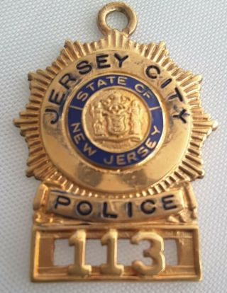 Jersey City Police Jersey Rare Orig Antique Obsolete Vintage