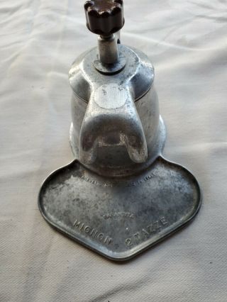 Rare Vintage Omg Stove Top 2 Cup Expresso Maker Made In Italy
