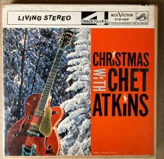 Christmas With Chet Atkins Nm Orig 1961 Living Stereo Reel To Reel 7.  5ips Rare