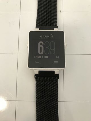 Garmin Vivoactive Smartwatch Gen 1 Gps Multisport Watch White Rare Color