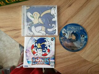 Sonic Adventure (sega Dreamcast,  1999) Complete.  Rare