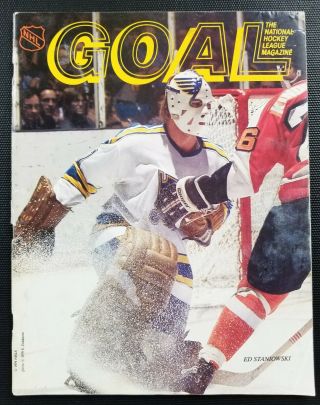 1979 - 80 Edmonton Oilers Vs St.  Louis Blues Program Gretzky Rookie Rare