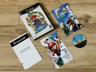 Rare Mario Sunshine Nintendo Gamecube Game,  Case,  Booklet For Collectors