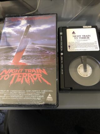 Night Train To Terror - Rare Beta Tape - Horror - Clamshell - Big Box Betamax