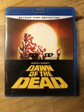 Rare Oop Unrated Dawn Of The Dead (1978) Blu Ray Anchor Bay George Romero Horror