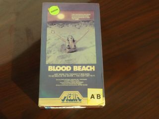 Blood Beach Vhs - Media Home Entertainment - Horror Cult Gore Rare