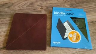Amazon Kindle Oasis Leather Standing Cover For 9th Generation.  Rare