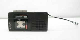 Sony Pressman Micro - Cassette Voice Recorder M - 665v Rare Vtg Tf
