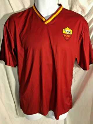 Rare AS Roma Radja Nainggolan 4 Soccer Futbol Jersey shirt Italy Size L 2