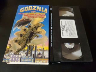 Godzilla Vs The Smog Monster Rare 1990 Simitar Vhs Vintage Rare