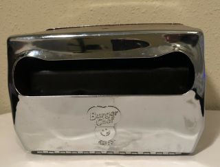 Rare Burger Chef Luxri Fold Stainless Steel Napkin Dispenser/ Memorabilia