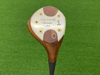 Rare Cleveland Classic Golf Rc 85 Persimmon Driver Right Handed Steel Tt Dg S400