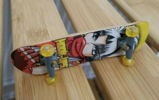 Rare Vintage 96mm Hook - Ups Female Ninja Assassin Anime Fingerboard Skateboard