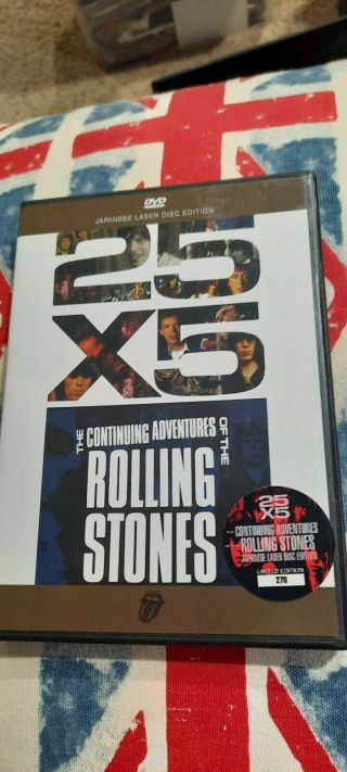 The Rolling Stones 25x5 Numbered Limited 3 Dvd Japan Import 400 Worldwide Rare