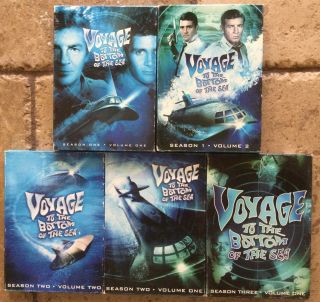 Voyage To The Bottom Of The Sea Dvd Season 1 2 3 Near Rare Oop