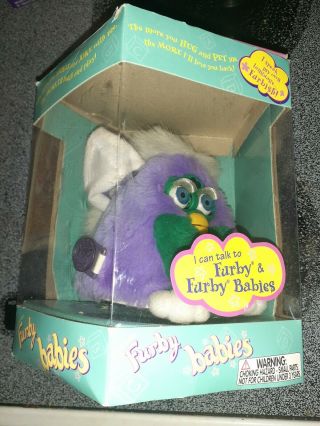 Vintage 1999 Furby Babies 70 - 940 Blue Eyes Rare