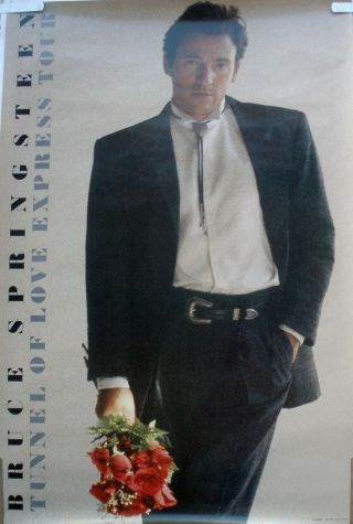 Rare Bruce Springsteen Tunnel Of Love 1988 Vintage Concert Tour Promo Poster
