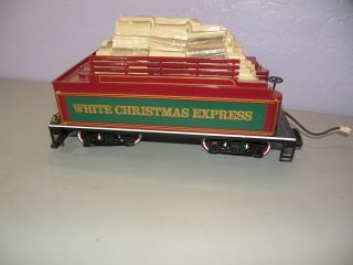 Bachmann White Christmas Express Big Haulers G Scale Wood Tender 12” L Rare
