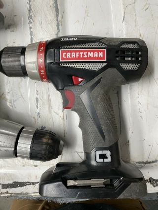 Rare Craftsman C3 19.  2 Volt 1/2 Inch Drill Driver - 315.  Dd2100 13mm Great