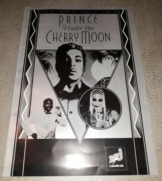 Prince - Under The Cherry Moon Rare Movie Press Information 18pg Brochure France