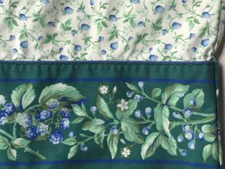 Rare Pair Laura Ashley Bramble Berry King Pillowcases Floral Vintage Euc Floral