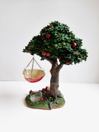 Rare Yankee Candle Hanging Tart Warmer Burner Tea Light Apple Tree Read