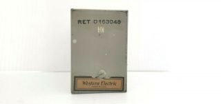 (1) Rare Western Electric D163048 Retardation Coil Ret Retard Choke Transformer