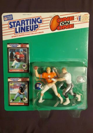 Starting Lineup 1989 John Elway Vs.  Howie Long One On One (rare Piece)