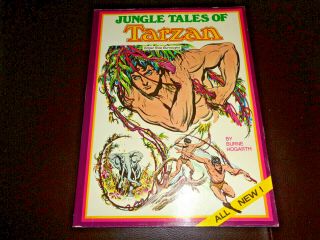 Jungle Tales Of Tarzan Burne Hogarth 1976 1st Sc Rare Nm Watson Guptill Burrough