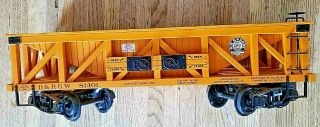 Delton G Scale " D & Rgw " Hopper Car 81401 W/knuckle Couplers,  Rare,  Hard To Find