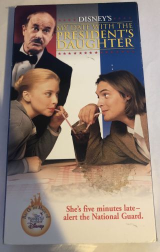 Rare Vhs Walt Disney Channel My Date With The Presidents Daughter Dabney Coleman