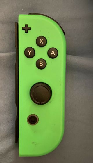 Nintendo Switch Joy - Con Neon Green Controller Right Only - Rare -
