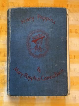 Rare Mary Poppins And Mary Poppins Comes Back 1sttime In 2 Vol,  3rd Print 1942