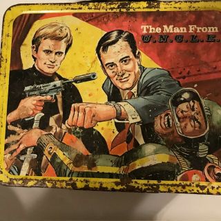 Vintage The Man From Uncle Metal Lunchbox 1966 King Seeley Rare
