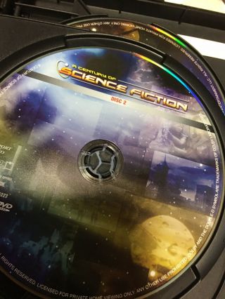 Century of Science Fiction - Hosted by Christopher Lee Dvd RARE Personal Collect 3