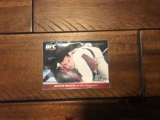 First Ufc Card 2009 Topps Ufc/round 1 Royce Gracie (1) Rc/rookie Card Rare