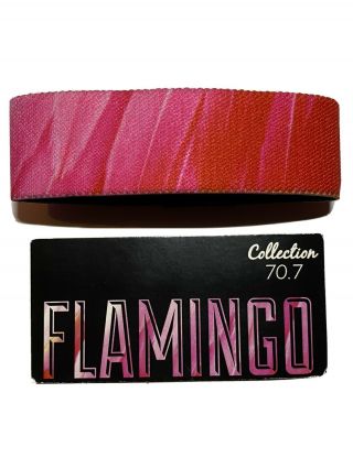 Zox Straps — “flamingo” 0061 — Gold Wristband W/paper Card.  Rare