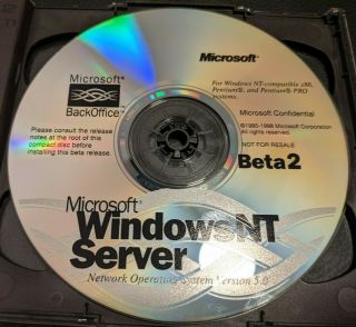 Rare: Microsoft Windows Nt 5.  0 Beta 2 Server And Workstation (windows 2000)