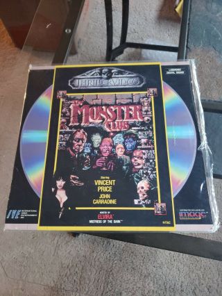 The Monster Club (1980) Laserdisc Rare Vincent Price Ld Horror Thriller Video