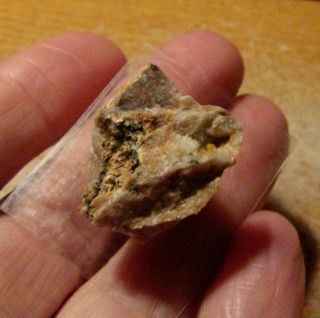 Mackayite Rare Mineral Dark Green Micro Crystals,  San Miguel Mine,  Mexico,  Thumb