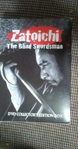 Zatoichi - The Blind Swordsman Box Set (dvd,  2005,  7 - Disc Set) Rare,  Oop