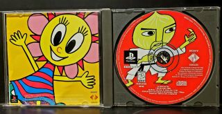 PaRappa the Rapper for Sony PlayStation PS1.  RARE.  Complete, 3