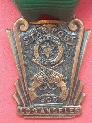 Rare 1936 Los Angeles County Sheriff Shooting Medal