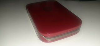Hp Sprocket Portable Bluetooth Photo Printer Red Great Shape Rarely