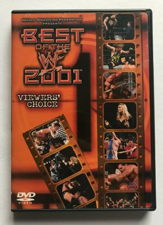 World Wrestling Federation Best Of The Wwf 2001 Viewers Choice Dvd Rare Oop Ntsc