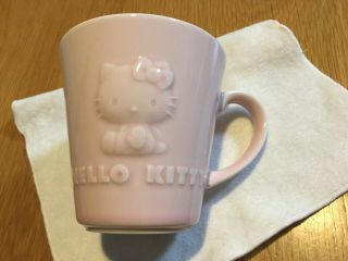 2001 Hello Kitty Vintage Mug " Your Friend,  Forever ",  Pink,  Very Rare,  Japan