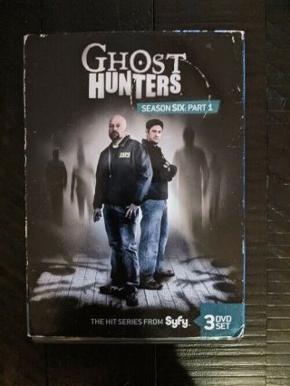 Ghost Hunters Season 6 Six Part 1 One Dvd Rare 3 - Disc Set With Slipcover Oop