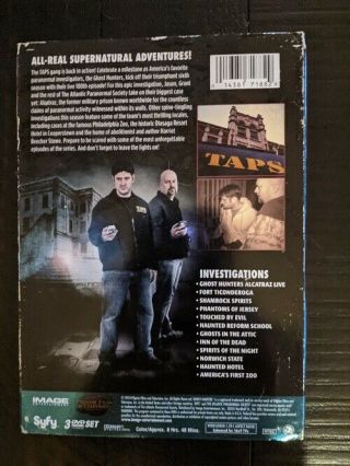 Ghost Hunters Season 6 Six Part 1 One DVD RARE 3 - Disc Set with Slipcover OOP 2