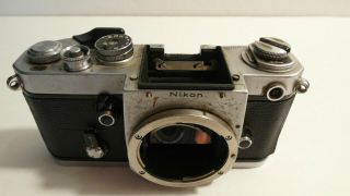Rare Vintage Nikon Nikkor F2 35mm Slr Film Camera Body -